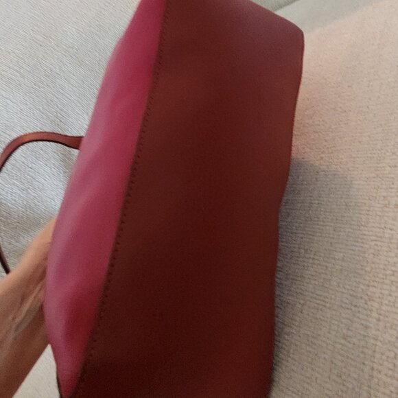 Euc Coach Color Block Leather Handbag Tote Bag Purse - Picture 5 of 12